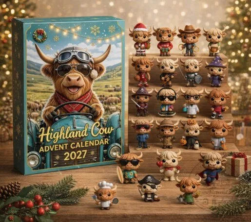 Highland Cow Advent Calendar 5 Highland Cow Advent Calendar