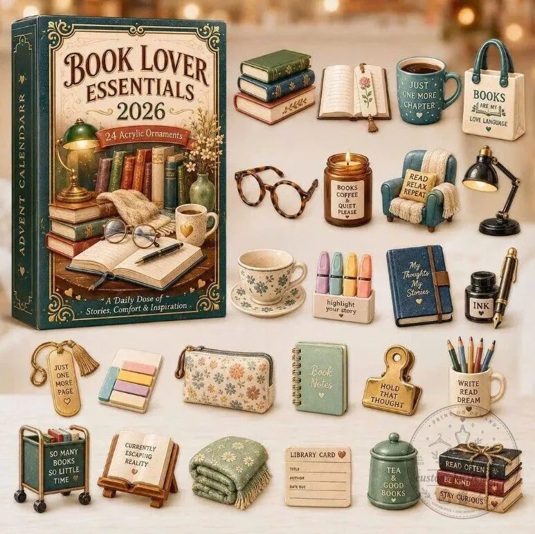 Book Lover Acrylic Ornament 24 Days