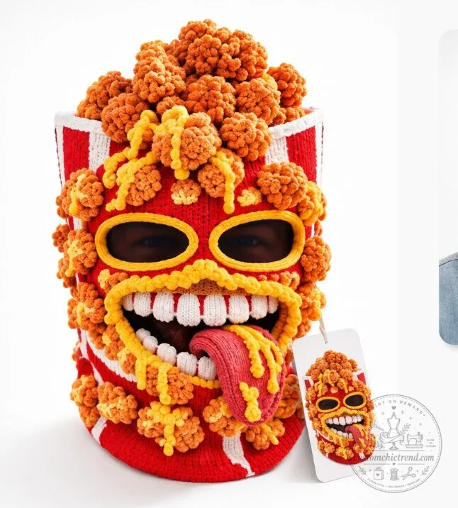 Funny Food Knit Balaclava – Warm Full-Face Ski Mask for Winter Adventures 11 Funny Food Knit Balaclava – Warm Full-Face Ski Mask for Winter Adventures