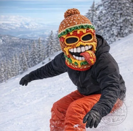 Funny Food Knit Balaclava – Warm Full-Face Ski Mask for Winter Adventures 14 Funny Food Knit Balaclava – Warm Full-Face Ski Mask for Winter Adventures