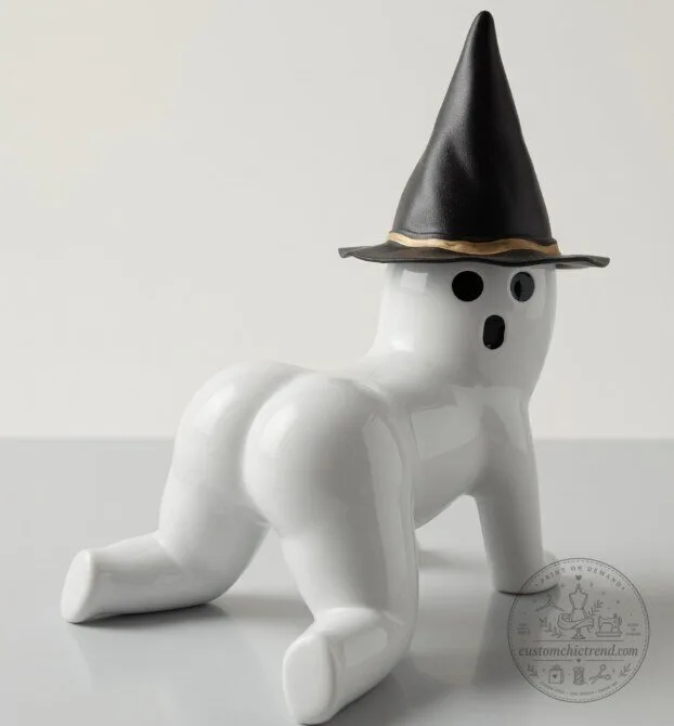 Funny Big Booty Ghost Halloween Decor