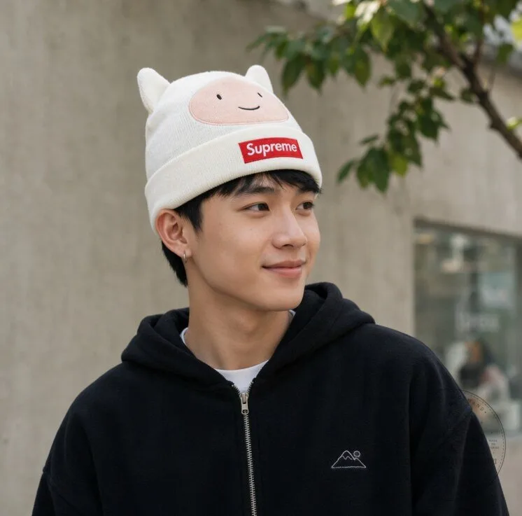 Supreme Adventure Time Finn the Human Cat Ear Beanie 8 Supreme Adventure Time Finn the Human Cat Ear Beanie