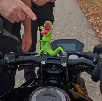 The Lizard RideBuddy Motorcycle Decoration Funny Rider 4 The Lizard RideBuddy Motorcycle Decoration Funny Rider