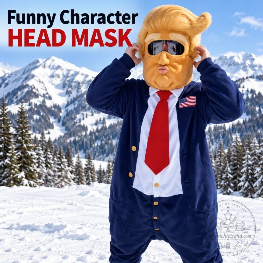 Funny Trump Suit / Funny Character Head Mask 4 Funny Character Head Mask Donal Truml