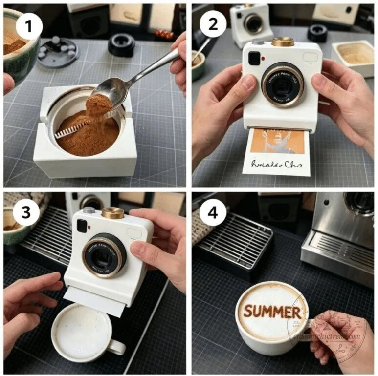 3D Printed Latte Art Camera / One-Click Coffee Art Machine 19 3D Printed Latte Art Camera / One-Click Coffee Art Machine