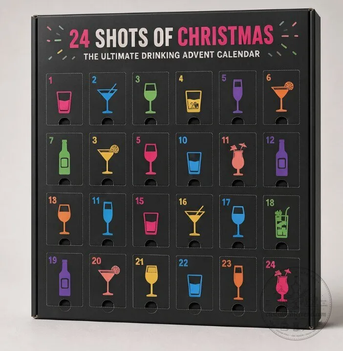 The Ultimate Drink Advent Calender 7 24 Mini Bottles - Premium Liquor Collection