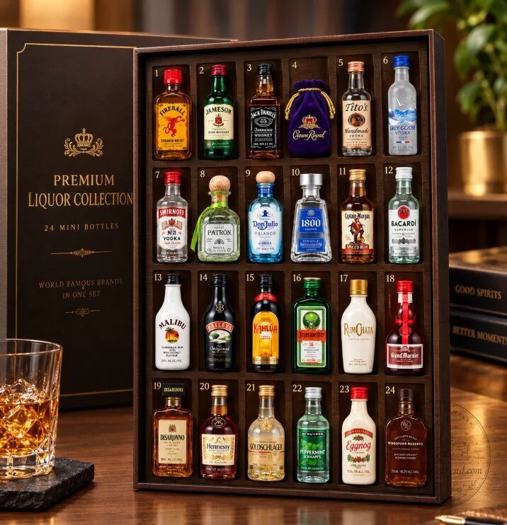The Ultimate Drink Advent Calender 8 24 Mini Bottles - Premium Liquor Collection
