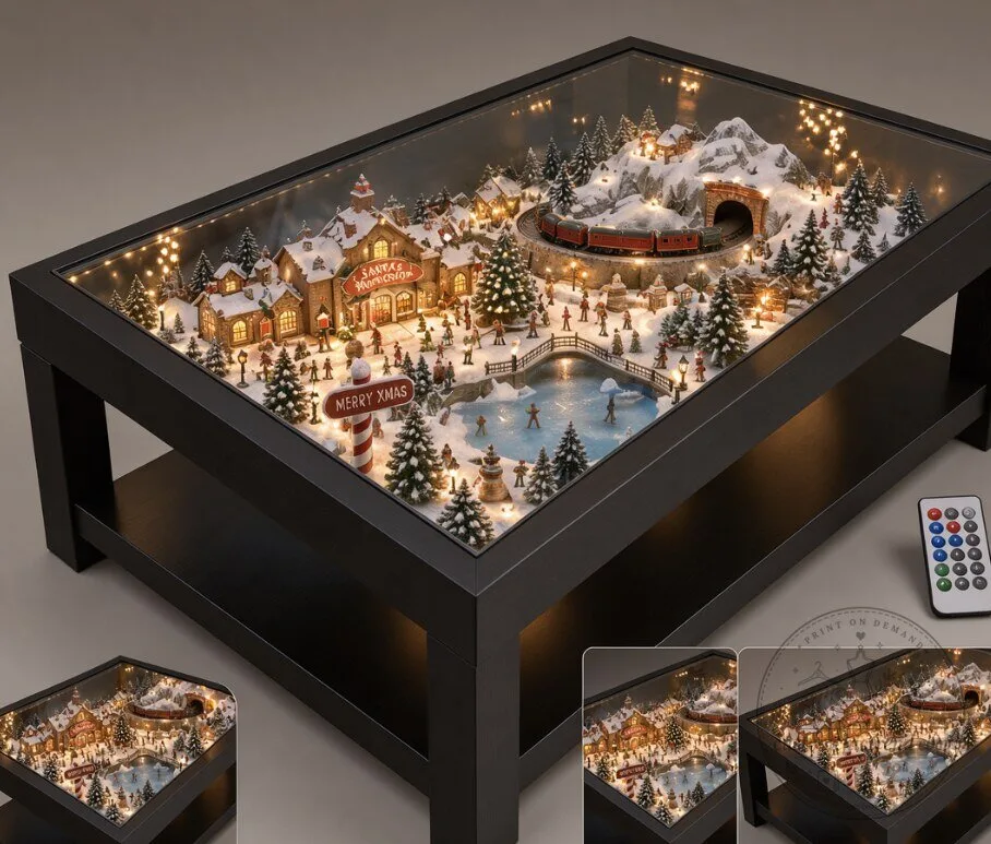 Coffee Christmas Table Magic