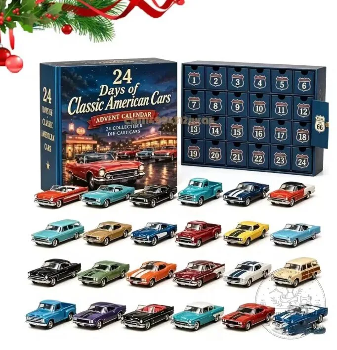 Classic American Cars JDM Advent Calender Die Cast Car 9 JDM Advent Calender Die Cast Car