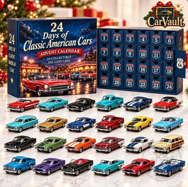 Classic Cars 24 Days Advent Calender