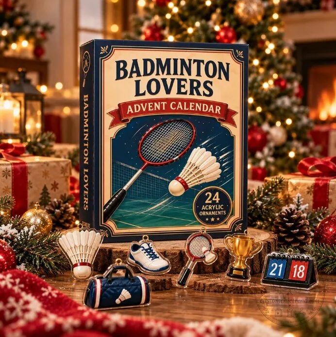 Badminton Lover Advent Calender Ornament
