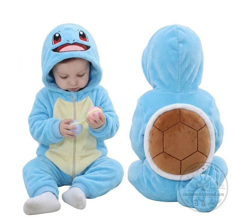 Squirtle (Carapuce) Onesie babysuit 9 Squirtle (Carapuce) Onesie babysuit