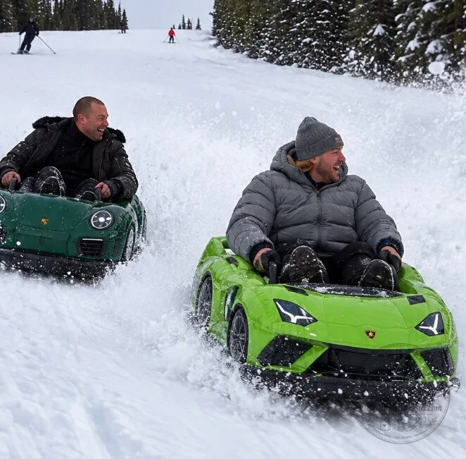 BWM Custom kids ride-on car snow sled 9 BWM Custom kids ride-on car snow sled