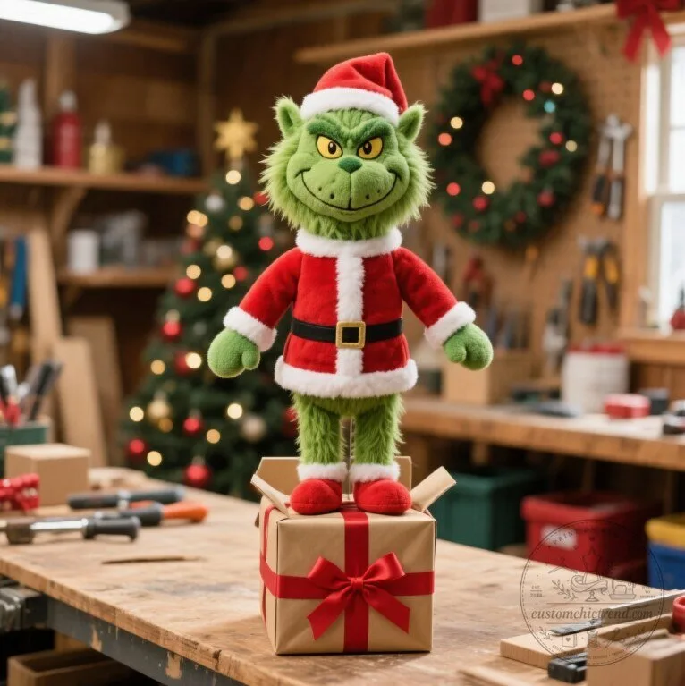 Gemmy Animated Grinch Santa 3 Gemmy Animated Grinch Santa