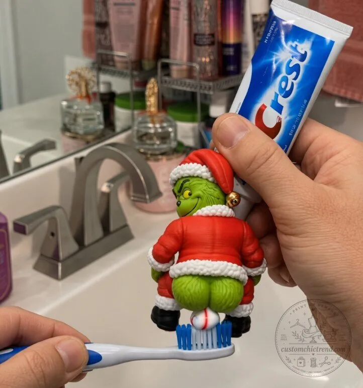 Grinch Toothbrush Holder