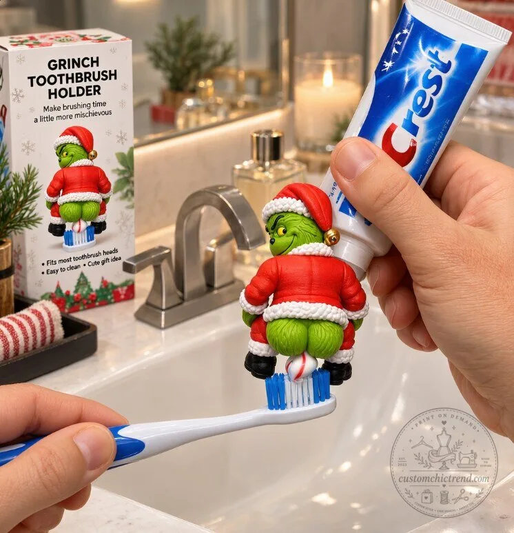 Grinch Toothbrush Holder 7 Grinch Toothbrush Holder