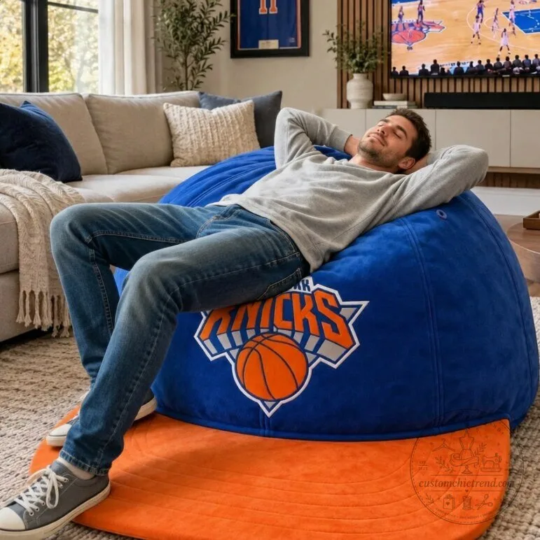 New York Knicks Bean Bag Chair New York Knicks Bean Bag Chair – image 3 of 3