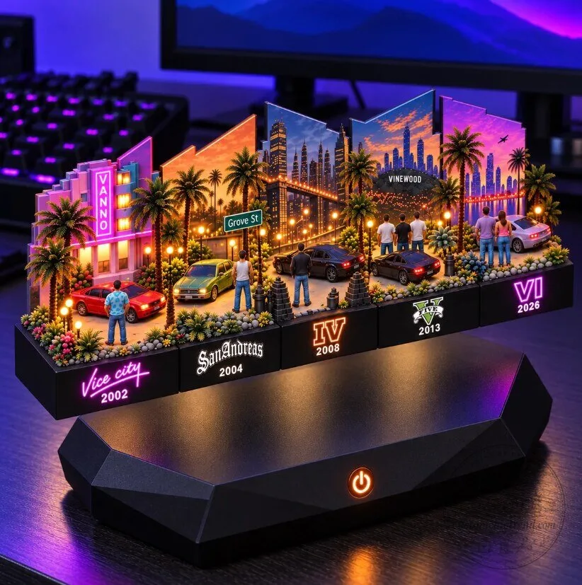 GTA Legacy Levitating City Lamp 9 GTA Legacy Levitating City Lamp
