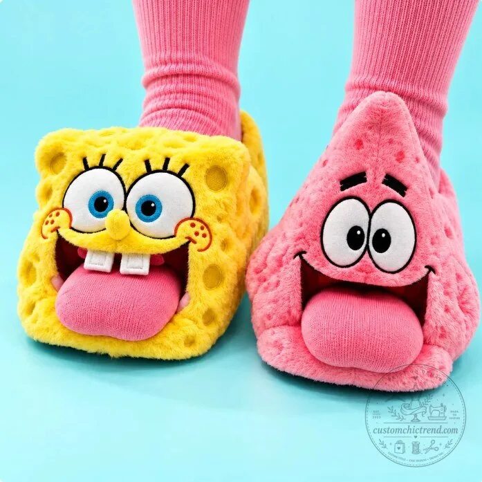SpongeBob SquarePants and Patrick Star Slippers 4 SpongeBob SquarePants and Patrick Star Slippers