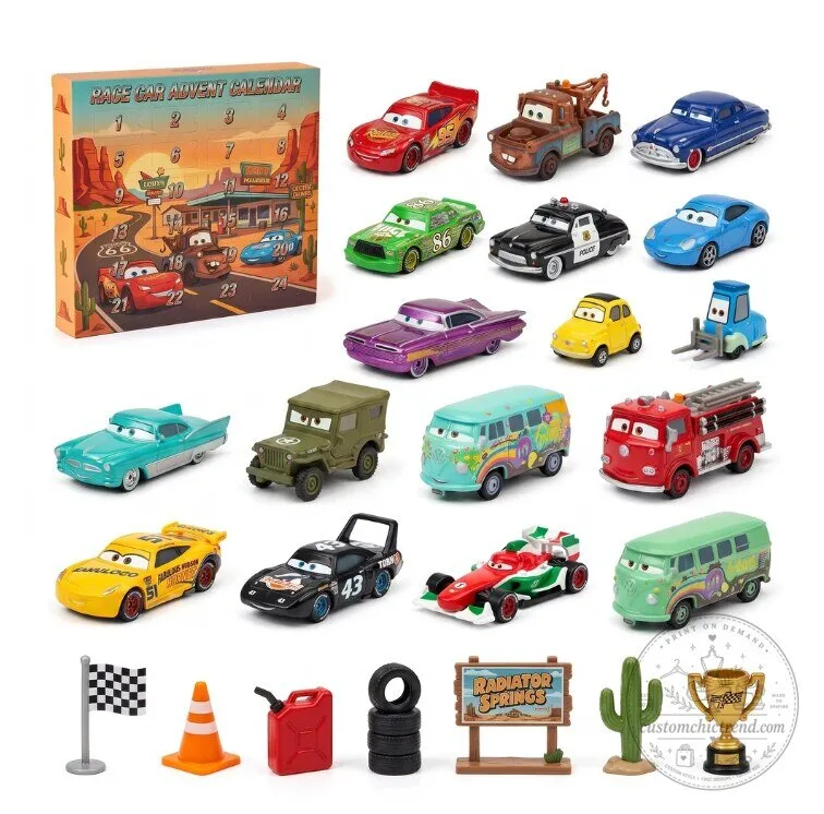 Disney and Pixar Cars kachow (Race Car Advent Calendar) 9 Disney and Pixar Cars (Race Car Advent Calendar)
